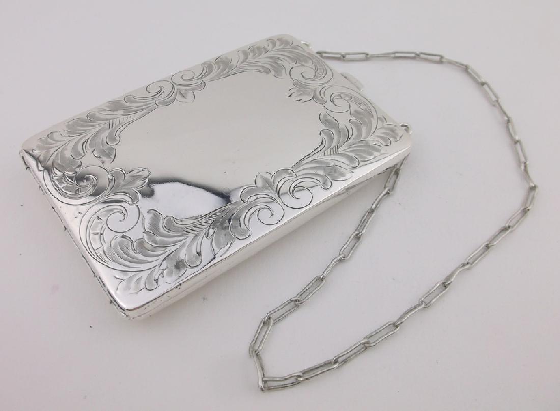 Incredible Art Nouveau Sterling Silver Purse Heavy (1 of 11)