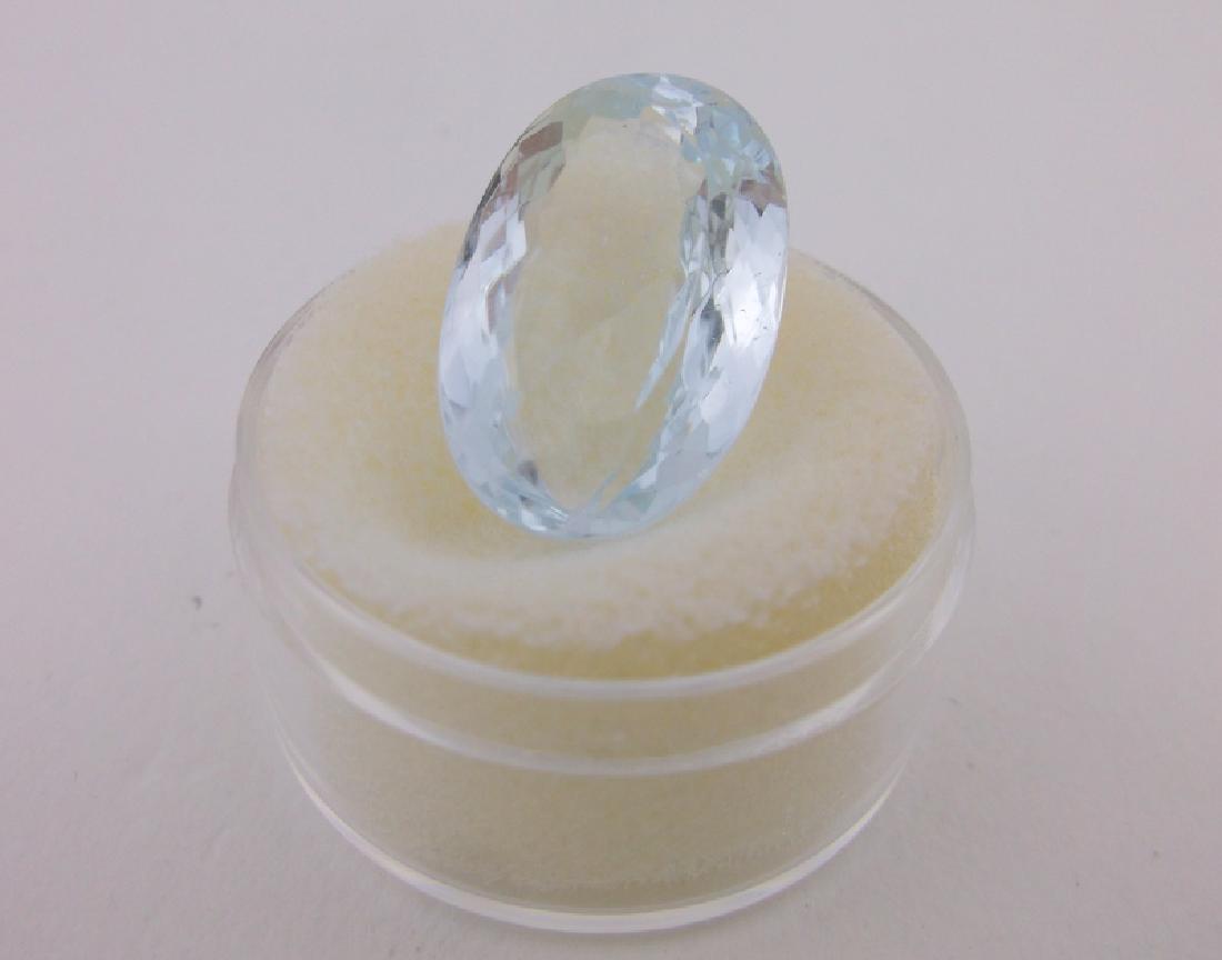 Stunning Genuine 6ct Blue Topaz Gemstone (1 of 3)