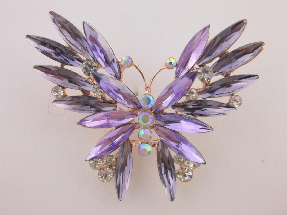 Stunning Rhinestone Butterfly Brooch (1 of 1)