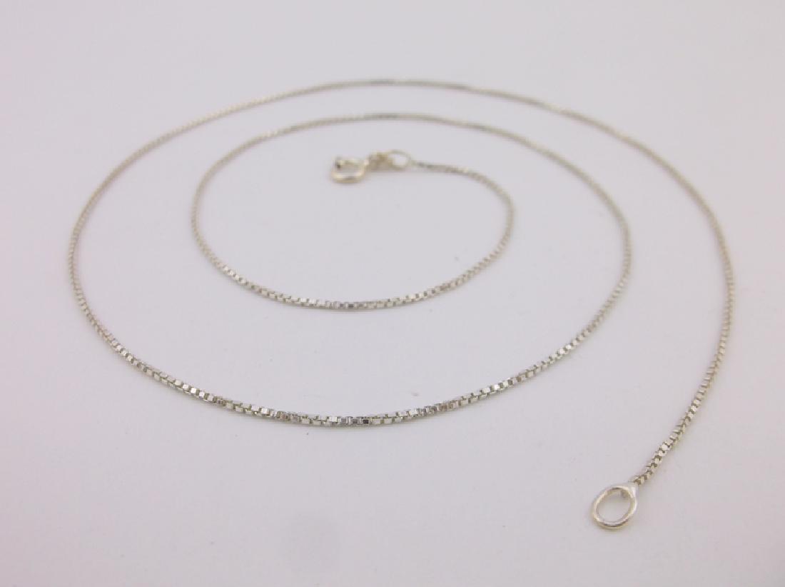 Stunning Sterling Silver Chain Necklace 19": Guaranteed Solid 925 Sterling Silver, in Excellent Condition