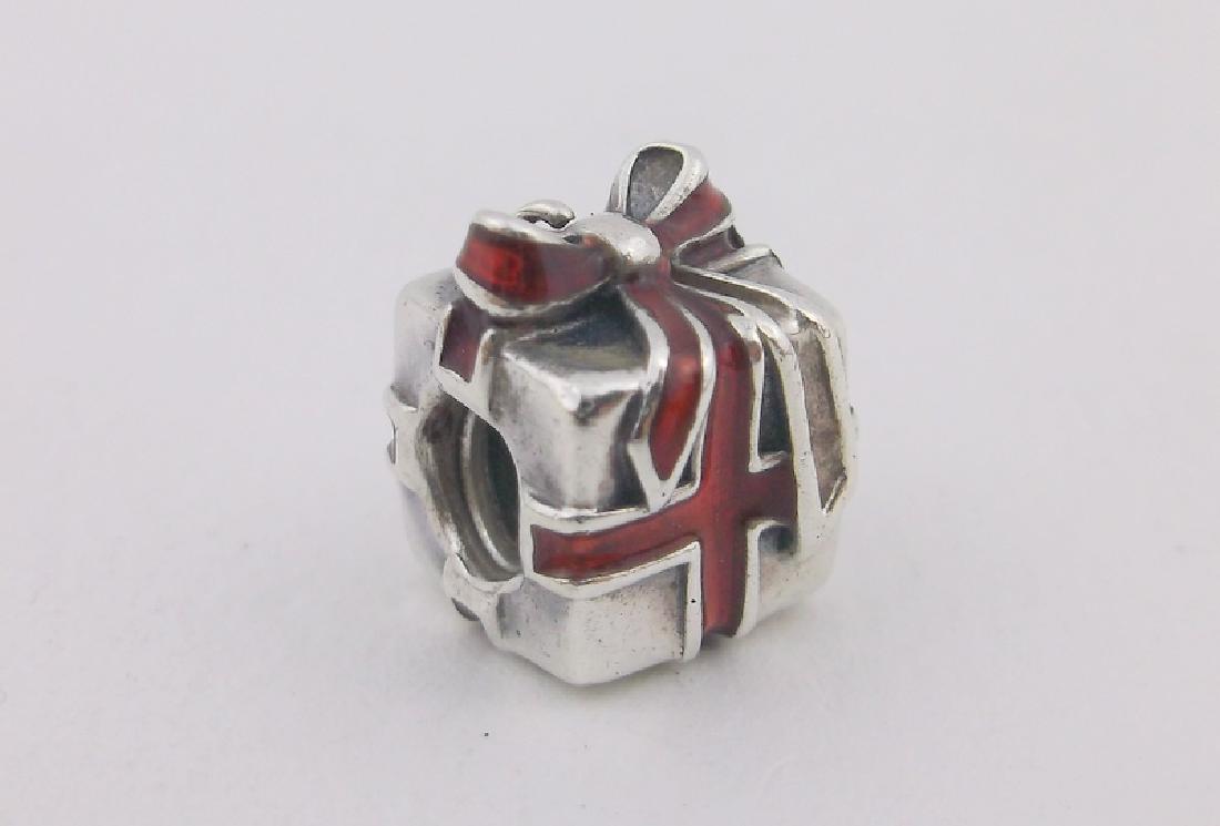 Stunning Authentic Pandora Sterling Present Charm (1 of 2)