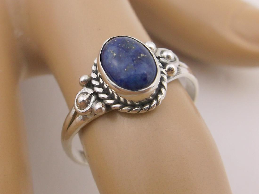New Sterling Silver Lapis Ring 9 (1 of 1)