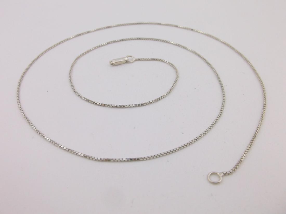 Stunning Sterling Silver Chain Necklace 21": Guaranteed Solid 925 Sterling Silver, in Excellent Condition