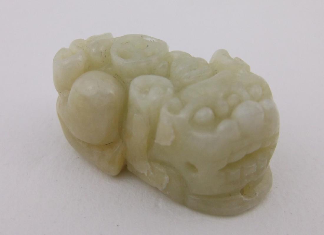 Stunning Genuine Yellow Jade Dragon Pendant (1 of 1)