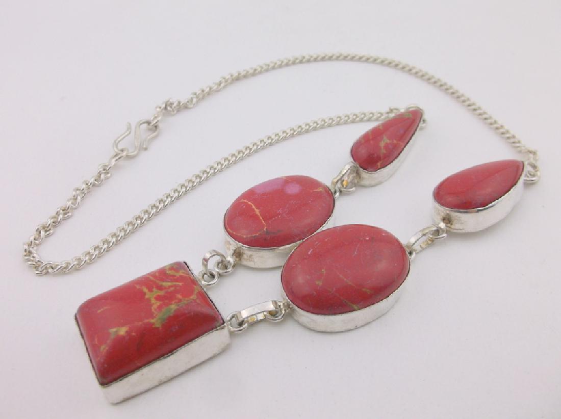 Stunning Genuine Red Jasper Necklace (1 of 2)