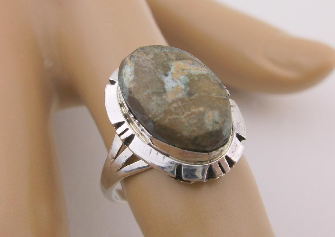 Calvin Spencer Navajo Sterling Royston Turquoise Ring 8 (1 of 2)