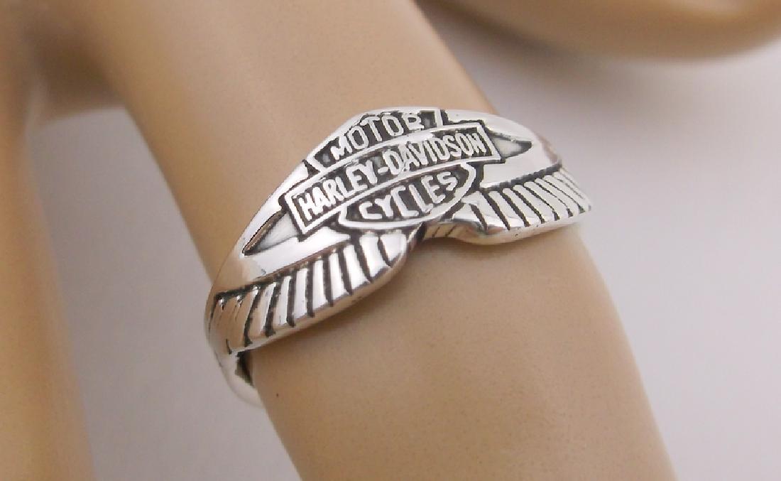 Stunning Harley Davidson Sterling Ring Authentic (1 of 1)