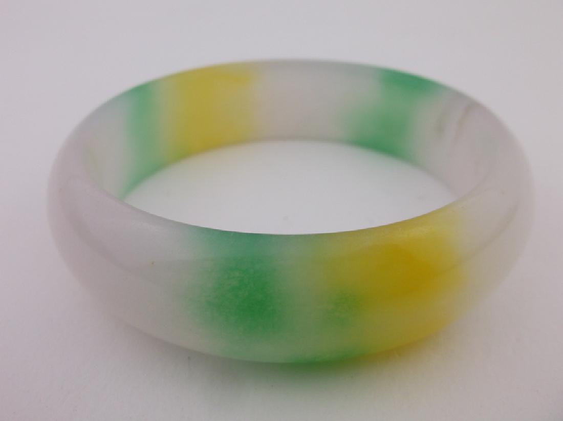 Stunning Jade Bangle Bracelet (1 of 2)