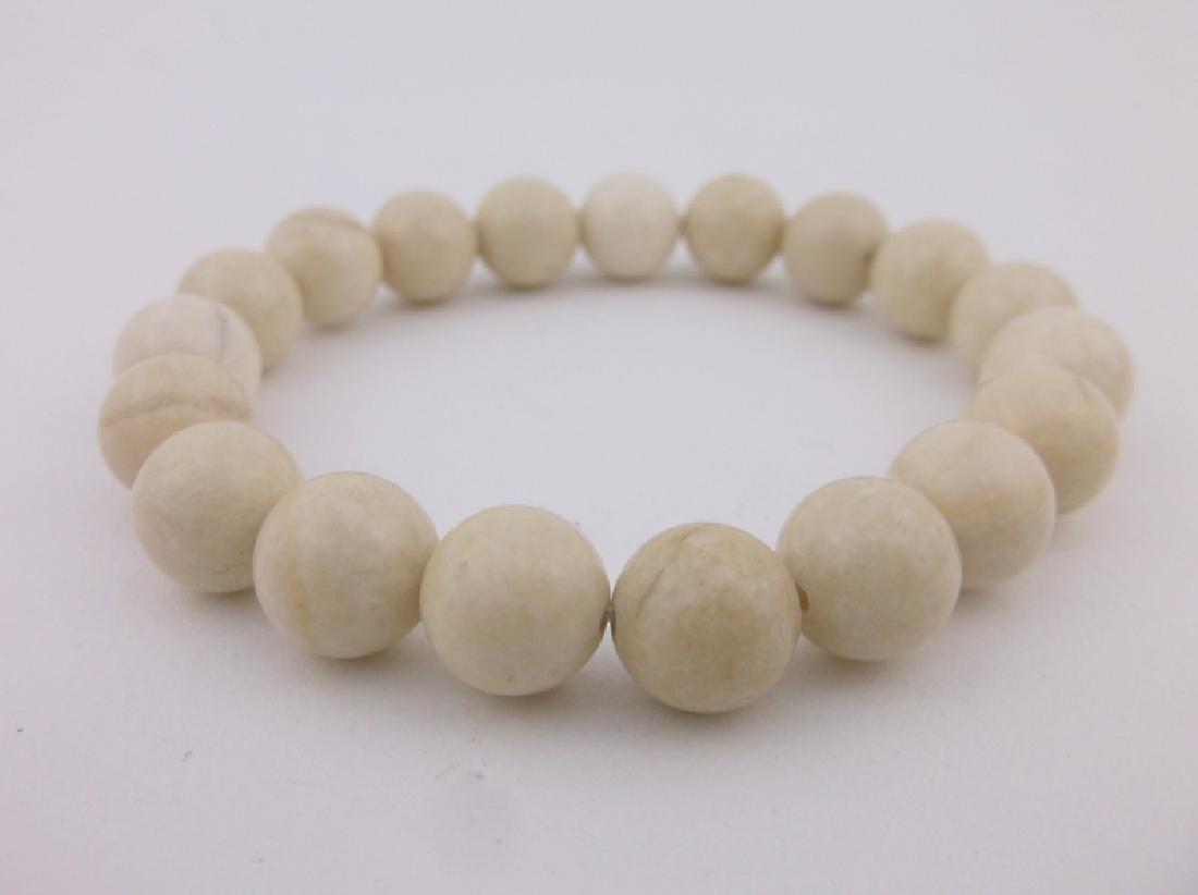 New Healing Buttermilk Jasper Bracelet Large (1 of 1)
