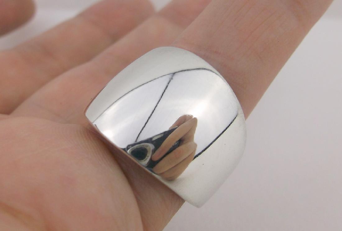 Stunning Heavy Thick Sterling Silver Ring 10 (1 of 3)