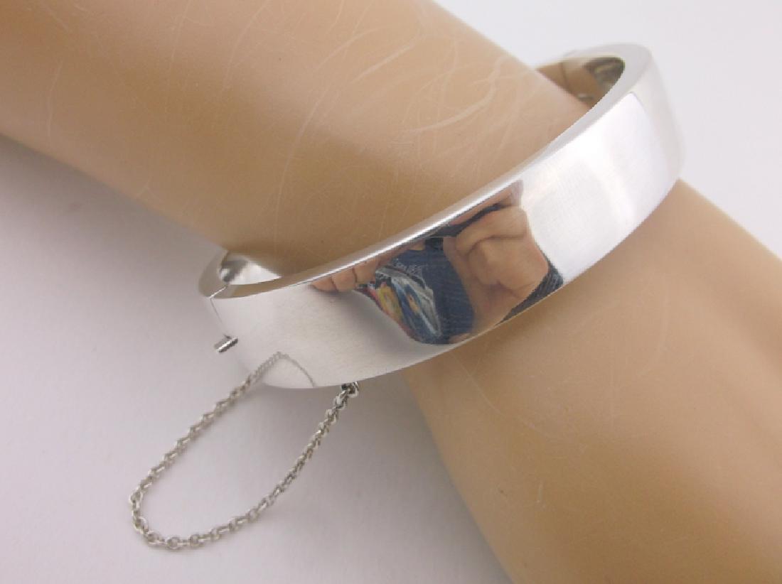 Stunning Large Antique Sterling Silver Bracelet (1 of 3)