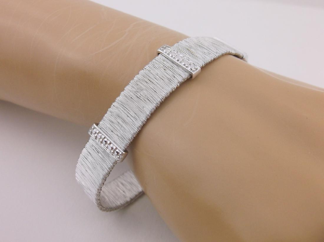 Incredible Elegant Sterling Silver Bracelet 7.5" HOB (1 of 4)