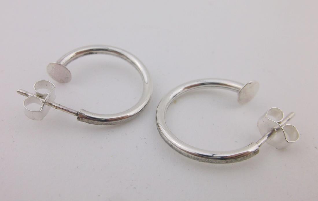 Stunning Sterling Silver Hoop Earrings (1 of 1)