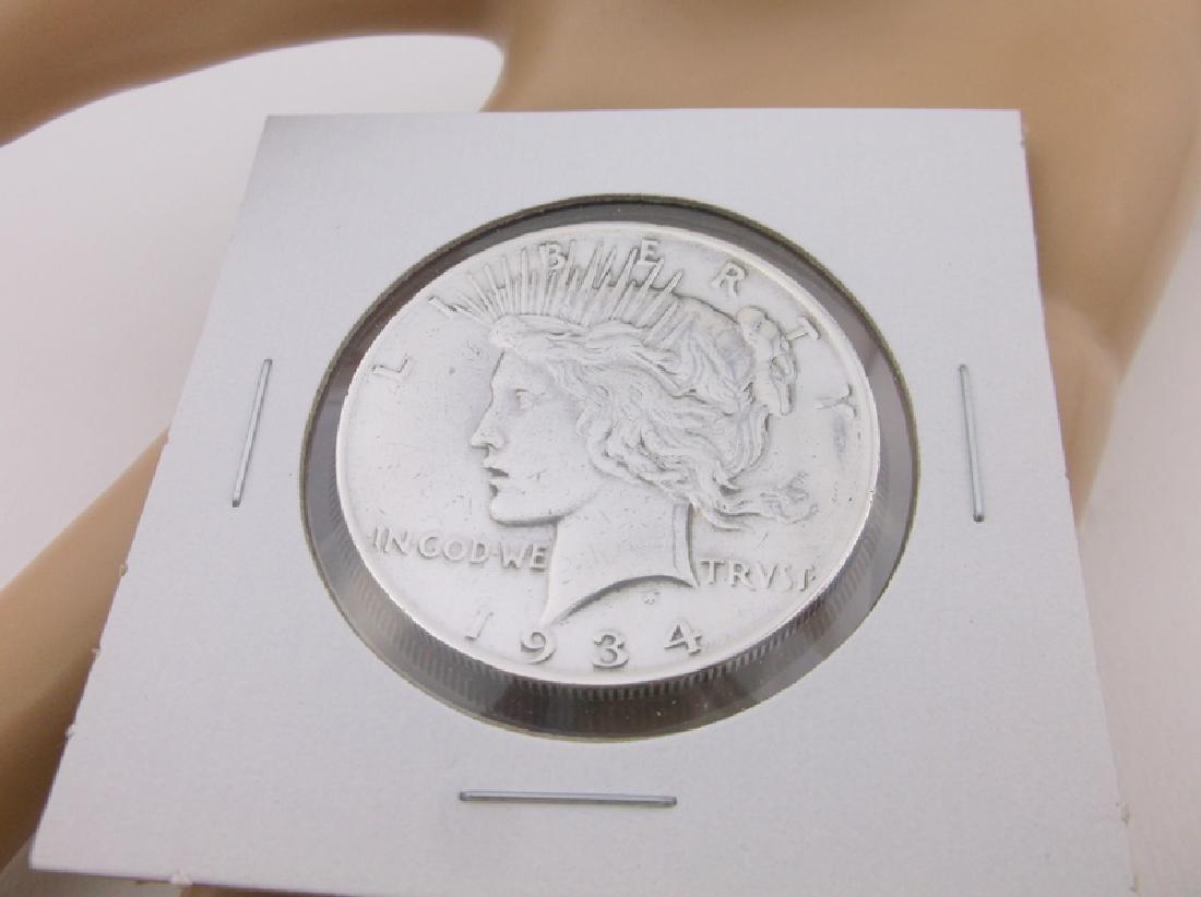 1934 D US Silver Peace Dollar Key Date (1 of 2)