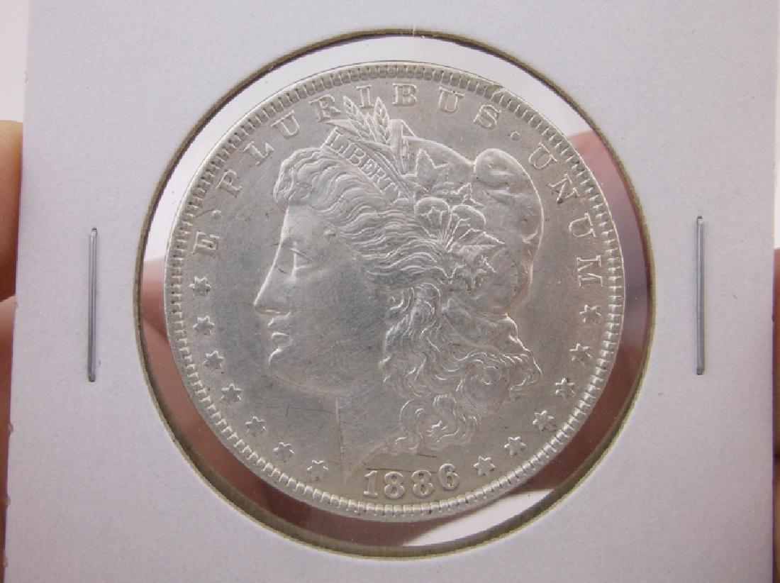 1886 US Silver Morgan Dollar Nice (1 of 2)