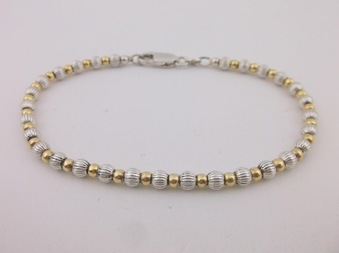 Stunning Heavy Sterling Silver Bracelet 8" (1 of 1)