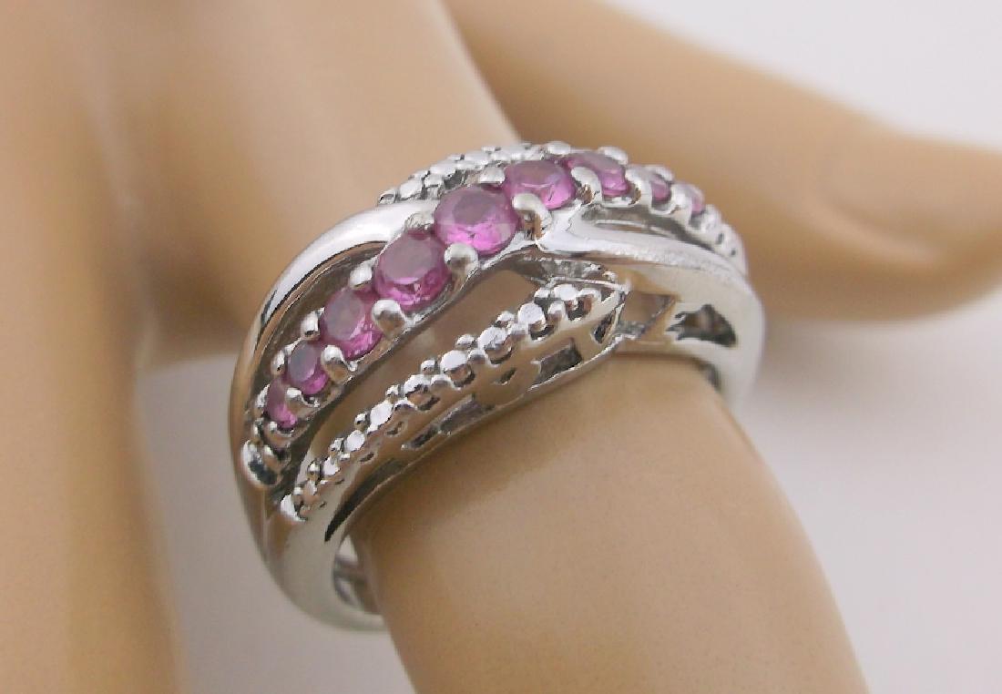 Stunning Sterling Silver Ruby Ring 7 (1 of 2)