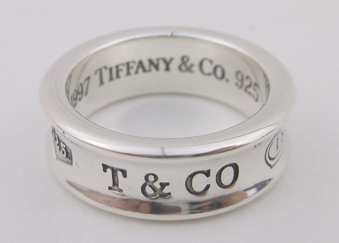 Stunning Tiffany Co. Sterling Silver Ring 6.25 Vintage (1 of 5)
