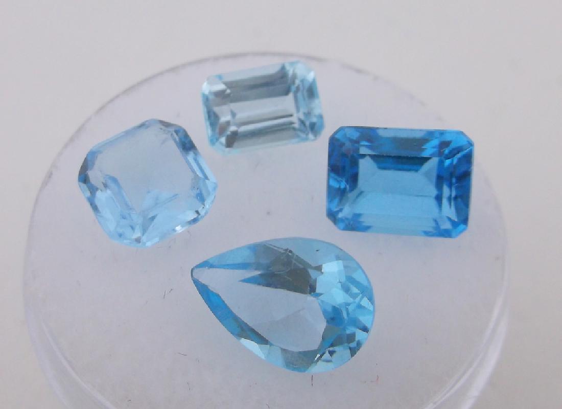 Stunning 7.5ct Genuine Aquamarine Gemstones (1 of 2)