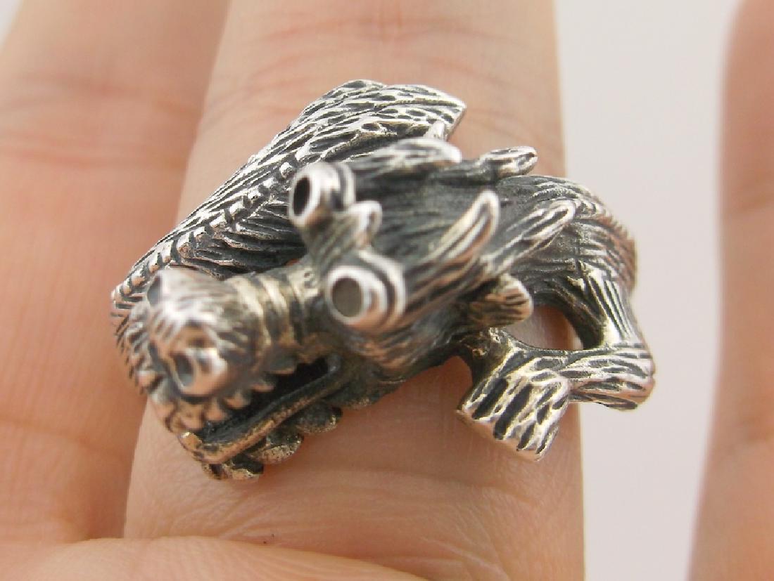 Incredible Sterling Dragon Ring 11.5 Game of Thrones (1 of 4)