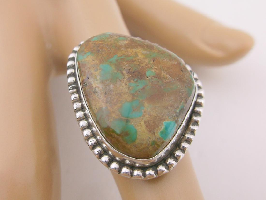 Scott Skeets Navajo Sterling Royston Turquoise Ring 8.5 (1 of 2)