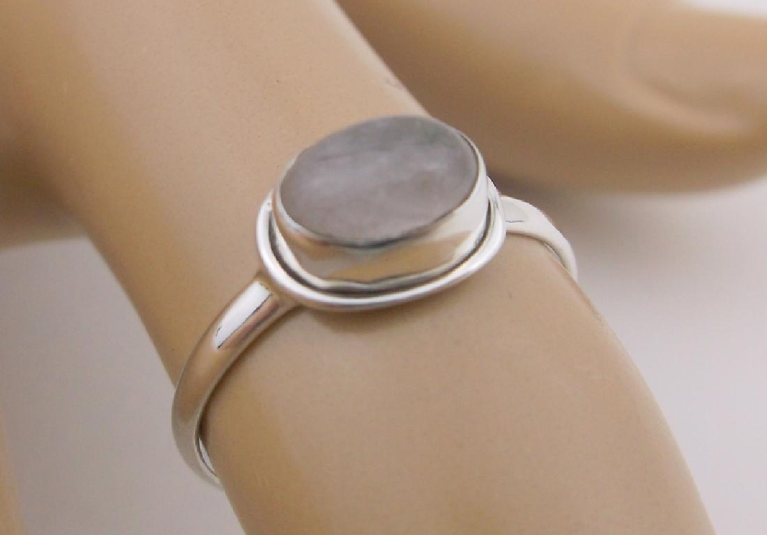 New Sterling Silver Genuine Moonstone Ring 5.5: Guaranteed Solid 925 Sterling Silver, in Excellent Condition