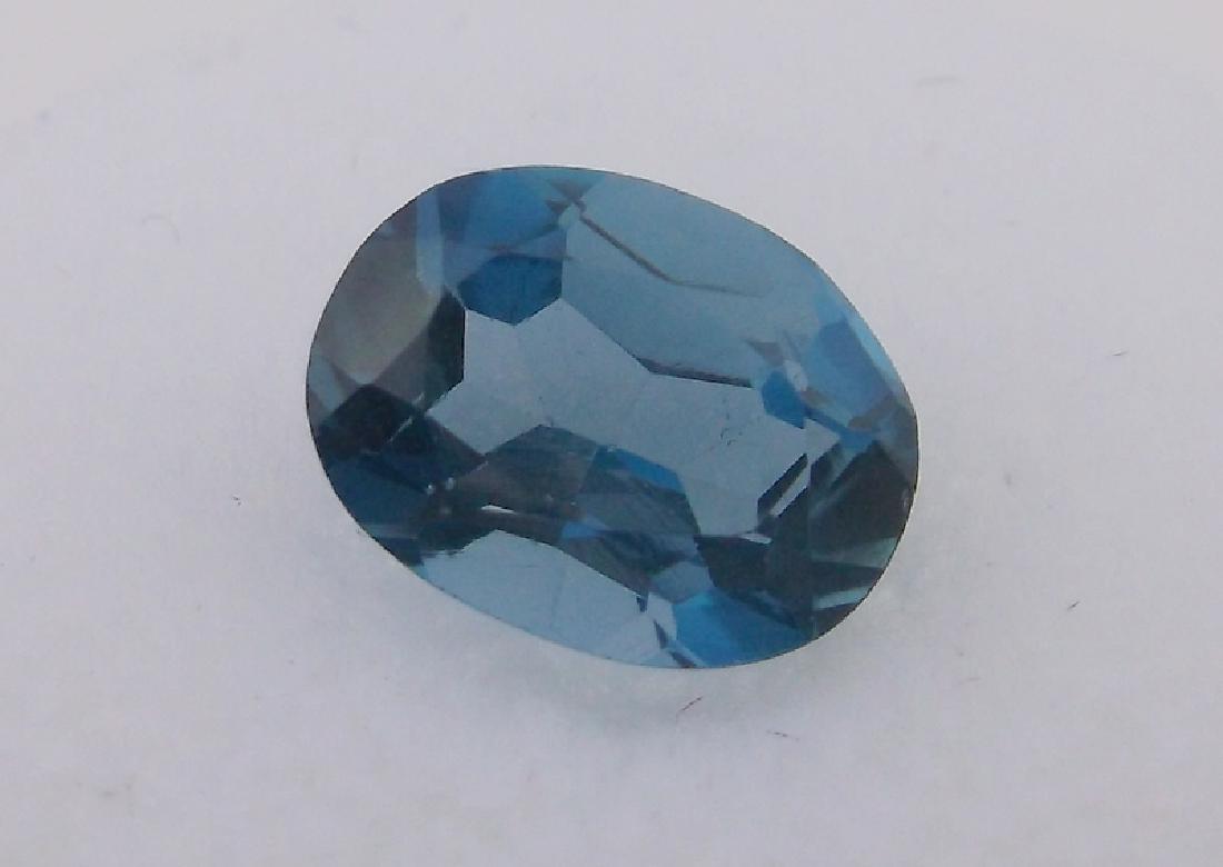 Stunning 1.5ct Genuine Deep Blue Aquamarine Gemstone (1 of 3)
