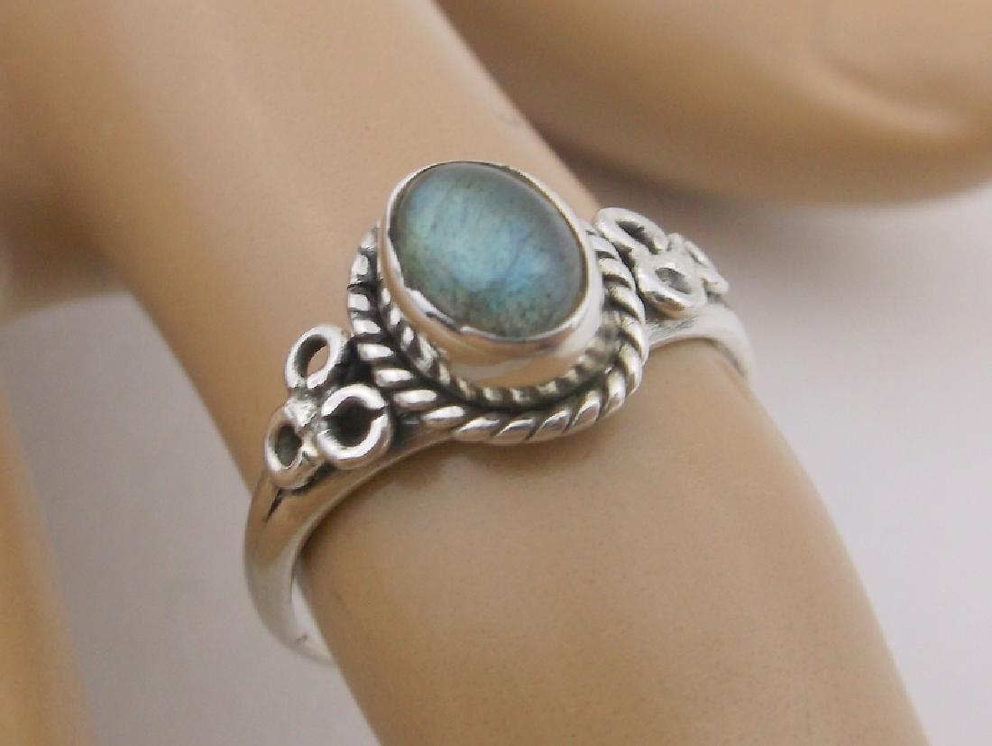 New Sterling Silver Moonstone Ring 5.5 (1 of 1)
