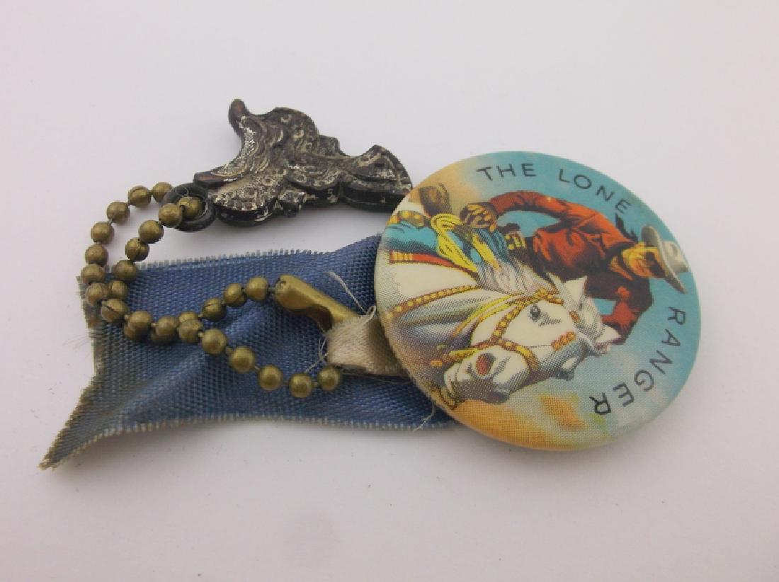 Rare 1930s Lone Ranger Pinback Button Gorgeous (1 of 4)