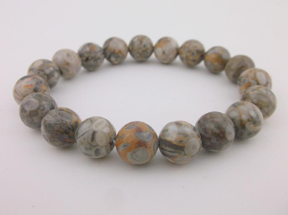 New Healing Genuine Picture Jasper Bracelet Large (1 of 2)