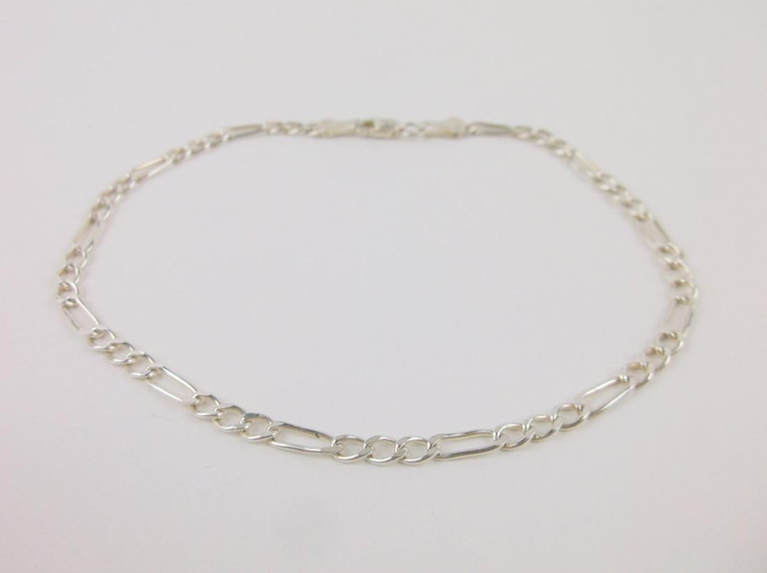 Stunning Sterling Silver Chain Bracelet 9" (1 of 1)