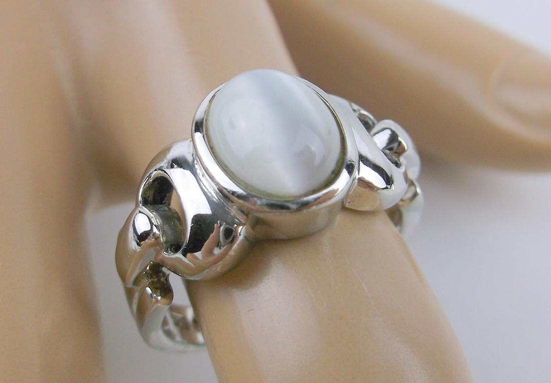 Stunning Heavy Sterling Silver MOP Ring 9 (1 of 1)