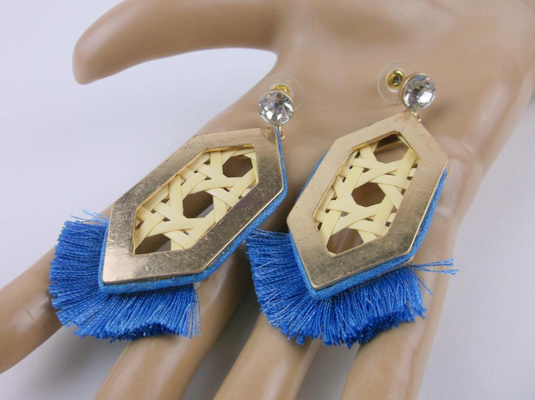 New Large Fringe Stud Earrings (1 of 1)