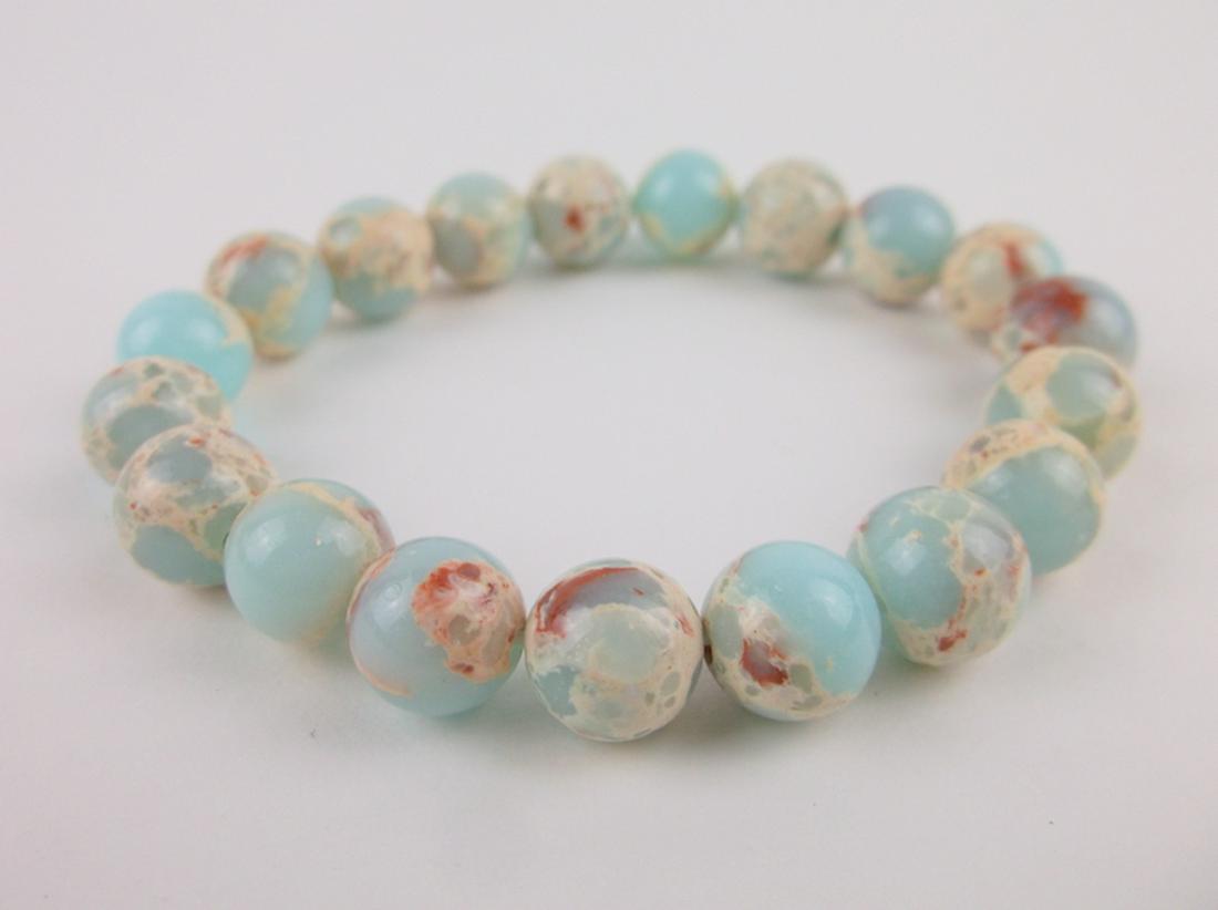 New Healing Genuine Shoushan Stone Bracelet Large (1 of 2)