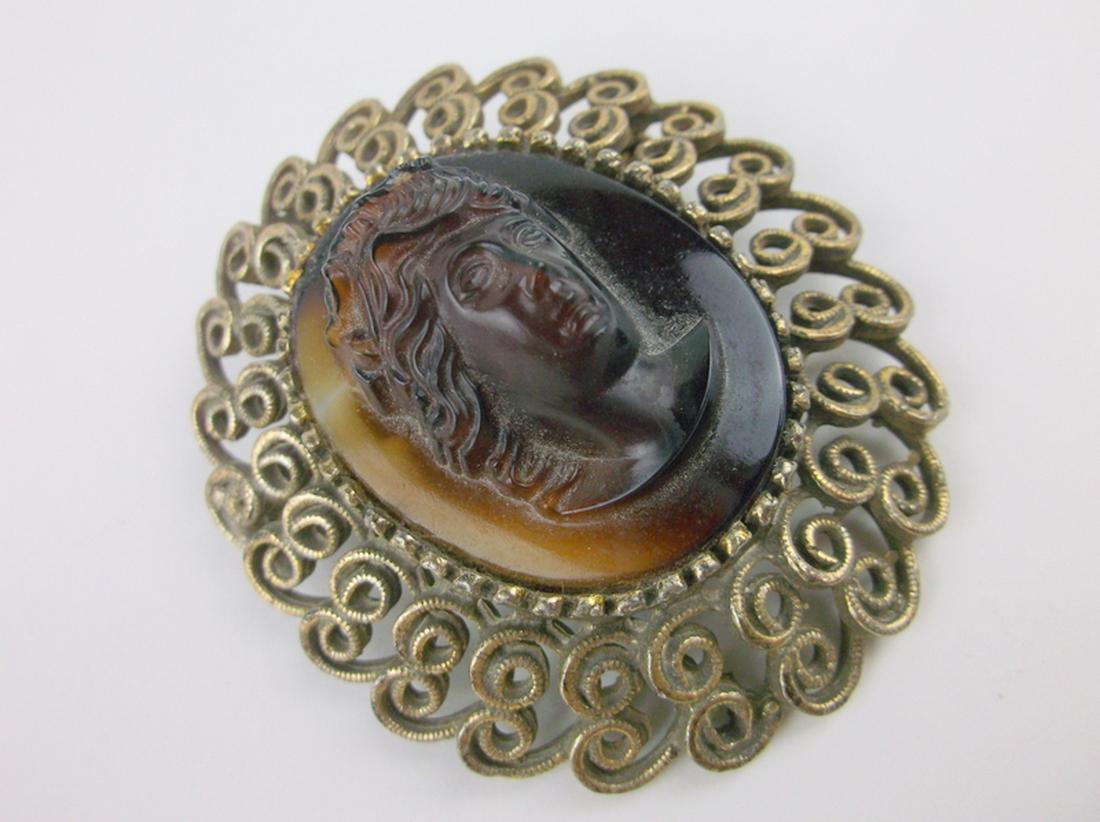 Gorgeous Large Antique Cameo Brooch (1 of 3)