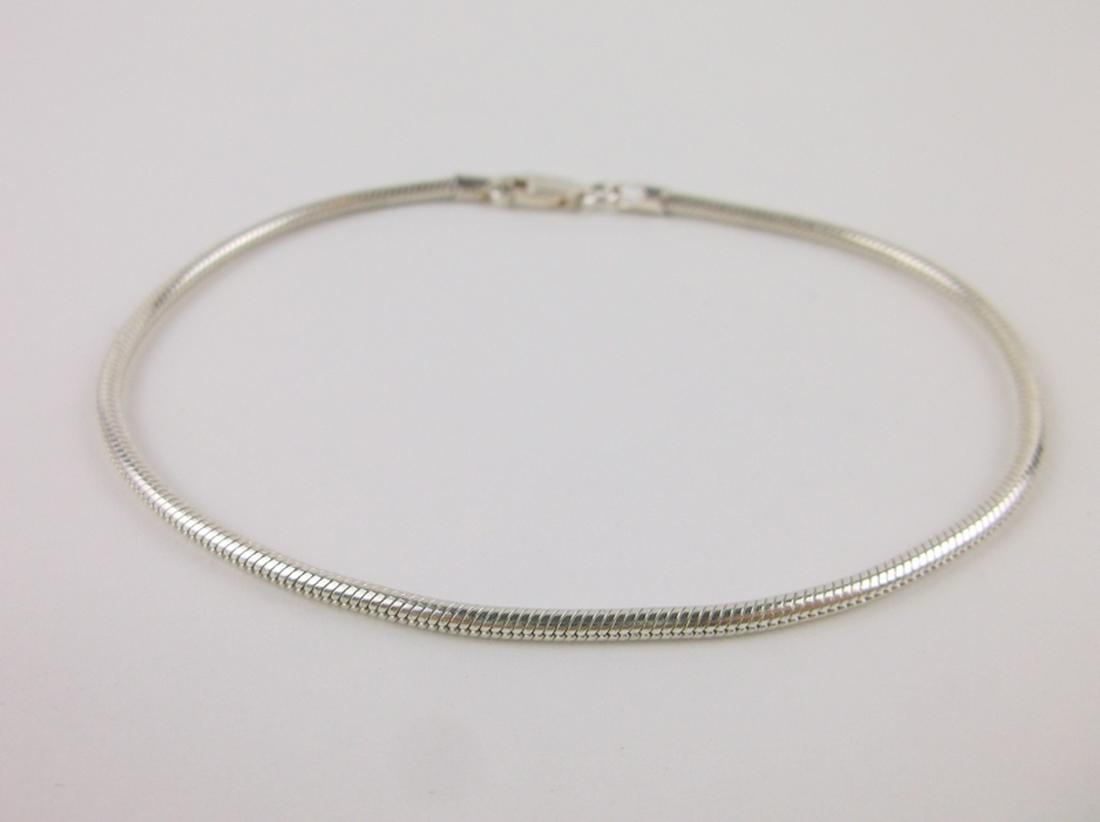Stunning Sterling Silver Chain Bracelet 8": Guaranteed Solid 925 Sterling Silver, in Excellent Condition