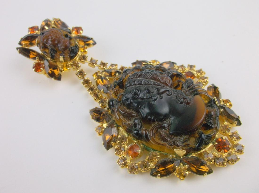 Incredible Large Antique Cameo Brooch Stunning (1 of 6)