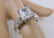 Incredible Sterling Silver Engagement Ring 8.5