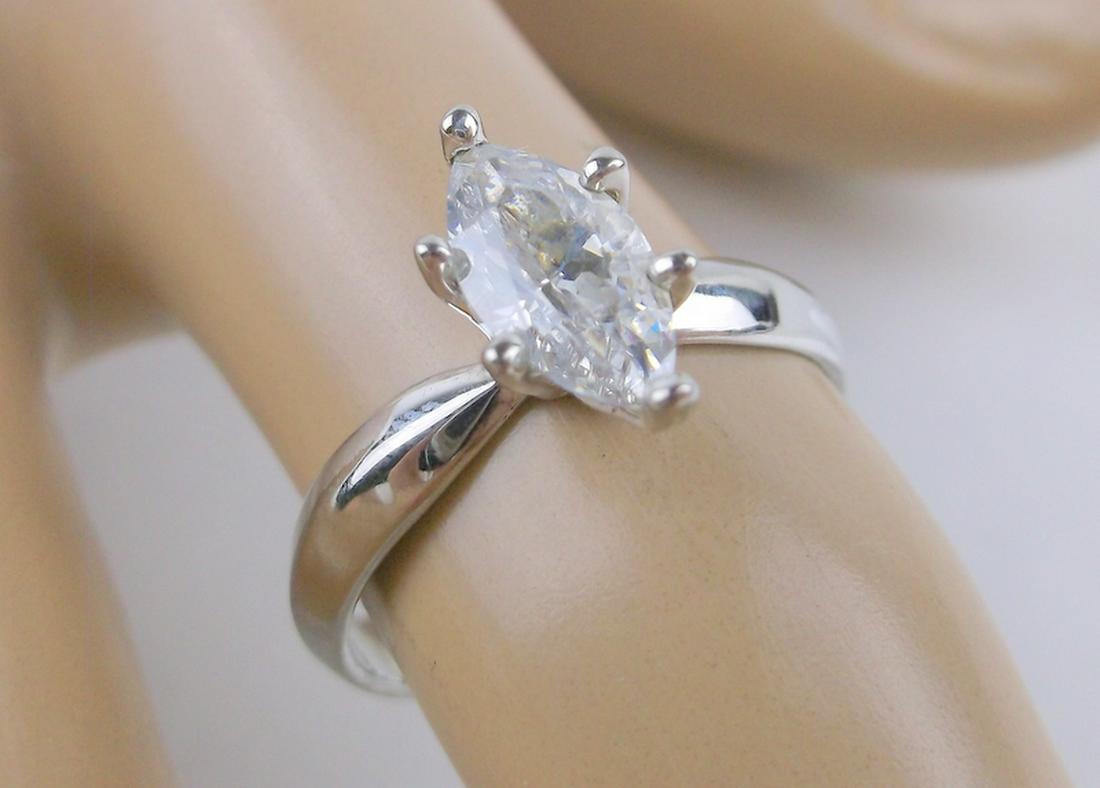 Stunning Vintage Sterling Engagement Ring 6 (1 of 1)