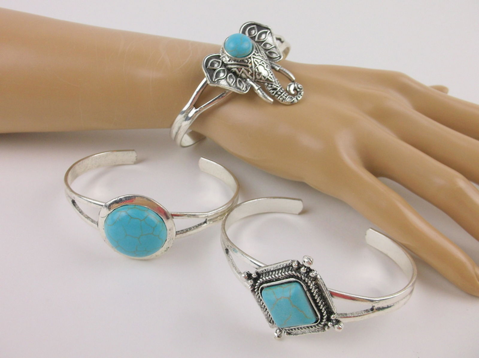 New Southwestern Style Cuff Bracelet Lot (1 of 2)