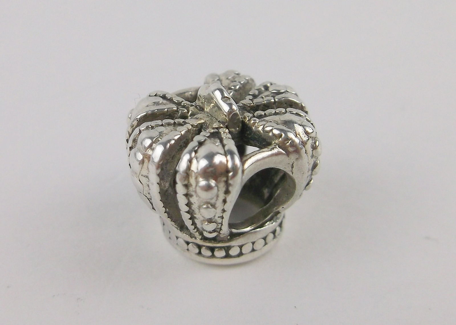 Authentic Pandora Sterling Crown Charm Bead (1 of 1)