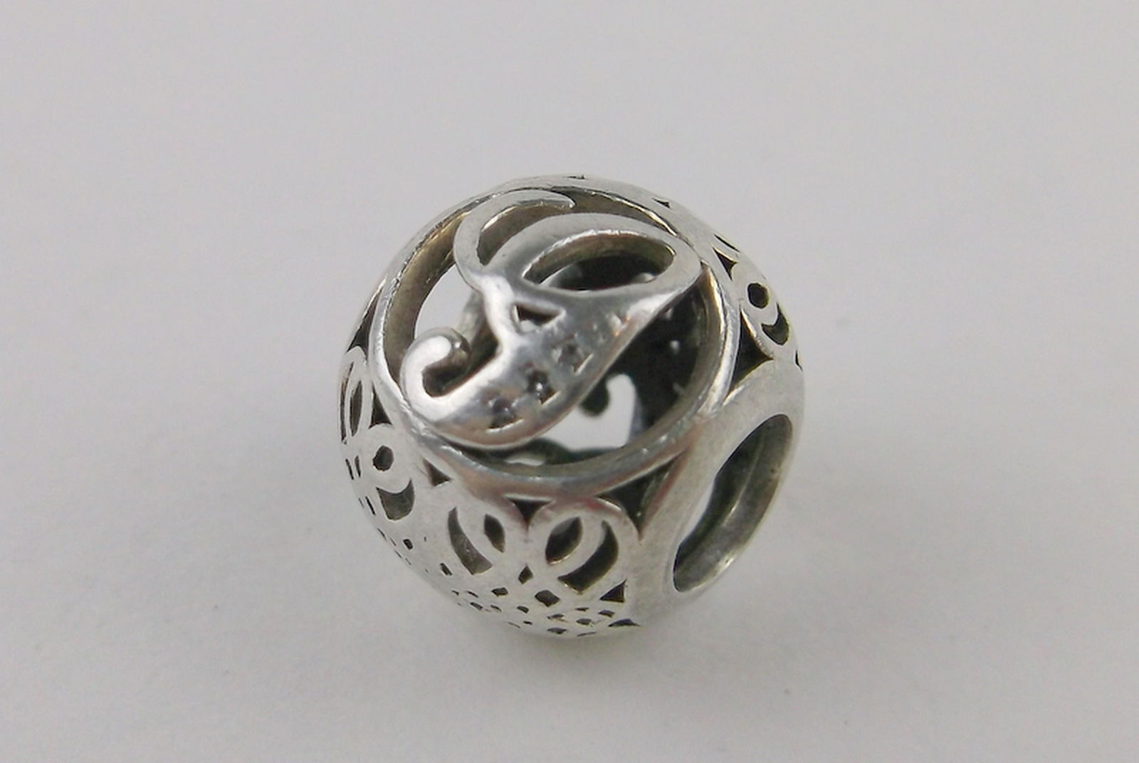 Authentic Pandora Sterling Initial G Charm Bead (1 of 1)
