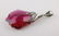 Stunning Sterling Silver Ruby Red Crystal Pendant