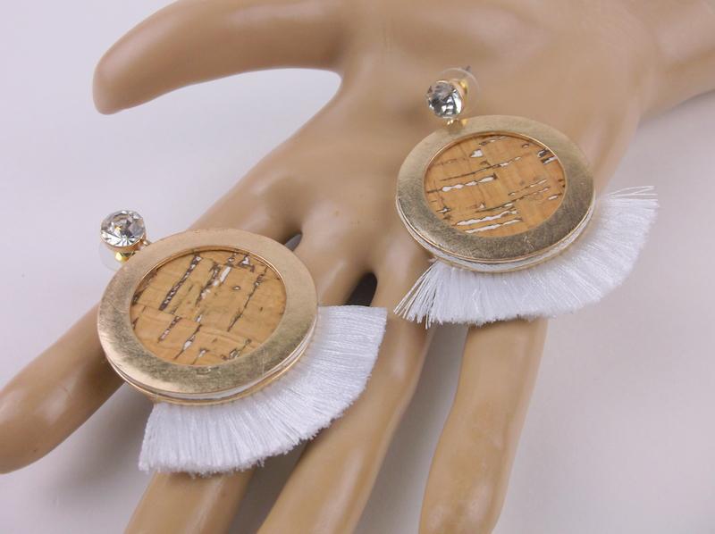 New Large Fringe Stud Earrings (1 of 1)