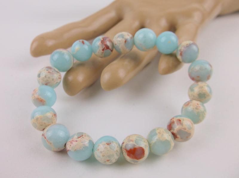 New Healing Genuine Shoushan Stone Bracelet Large (1 of 1)