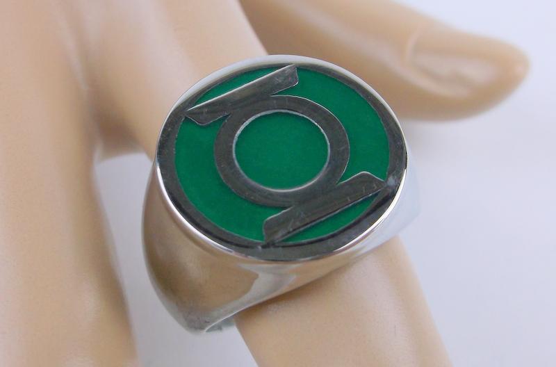 New DC Comics Green Lantern Ring 10 Stainless Steel (1 of 2)