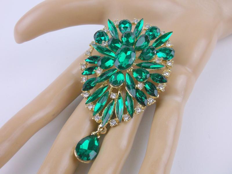 Incredible Large Rhinestone Brooch (1 of 1)