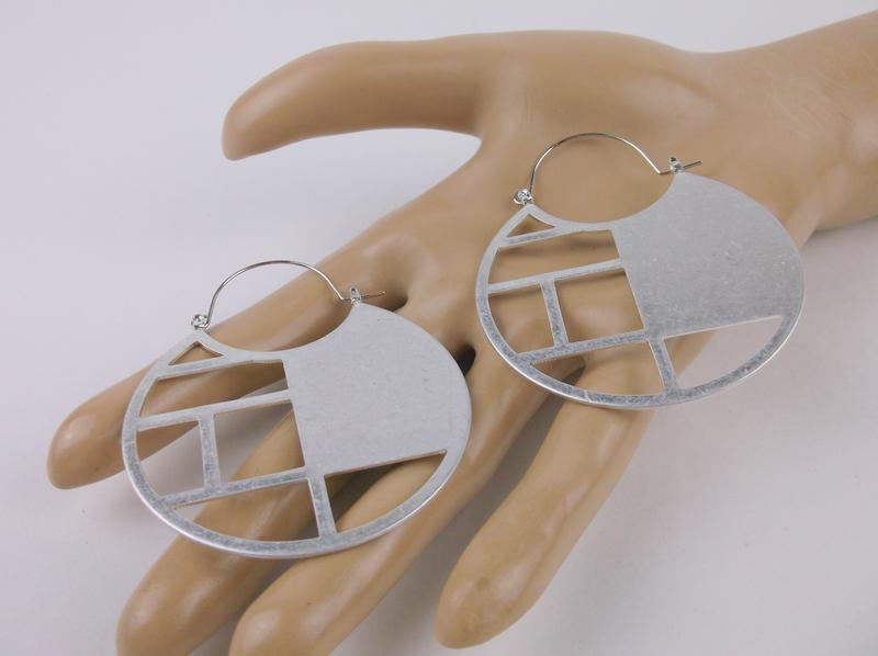 New Large Geometrical Earrings (1 of 2)