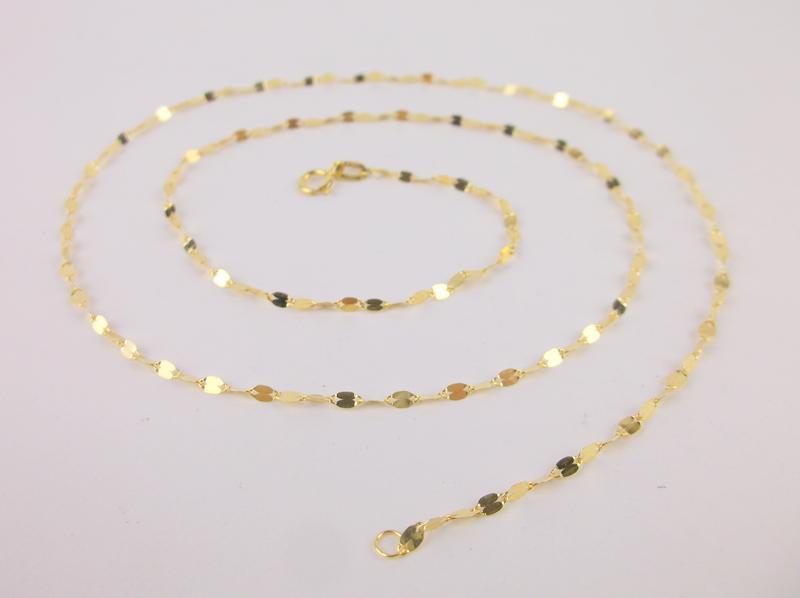 New 10kt Gold Chain Necklace 20" (1 of 2)