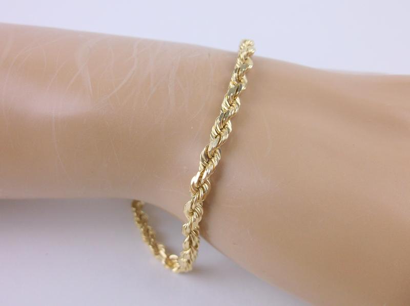 New Heavy 14kt Gold Super Thick Chain Bracelet 7.5" (1 of 5)